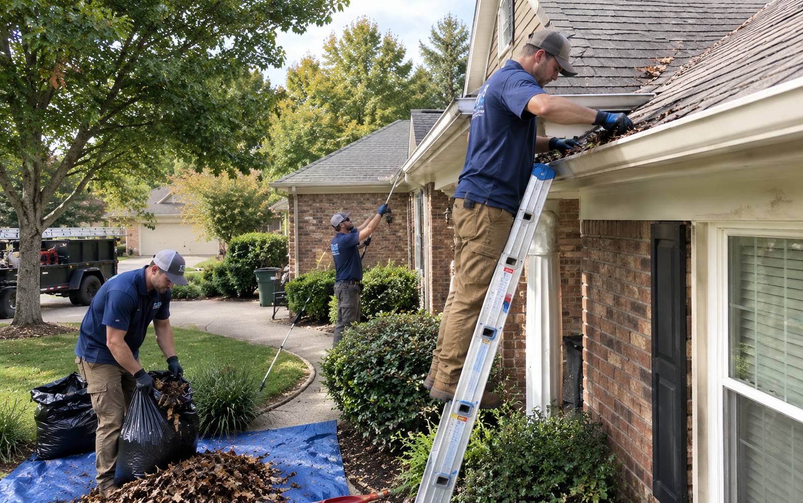 The Fast Pro crew on a job in Palm Beach Gardens